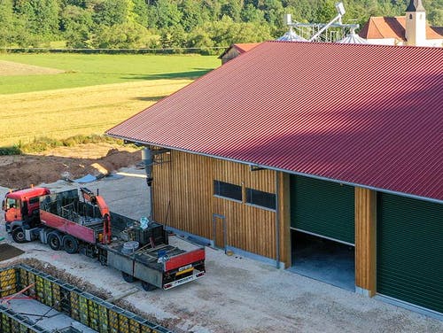 Getreidelagerhalle von Haas Landwirtschaftsbau